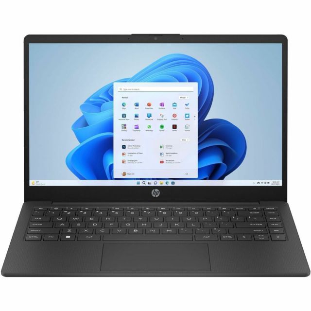 HP BUNDLE: 14'' Touch Copilot R5-7520U 8G 512G Radeon W11H Laptop in Natural Silver, HP 240 Bluetooth Mouse in Black, and Backpack for 15.6'' in Forged Iron