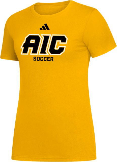 American International Adidas Womens Collegiate Amplifier Tee Adidas AIC Soccer - ONLINE ONLY