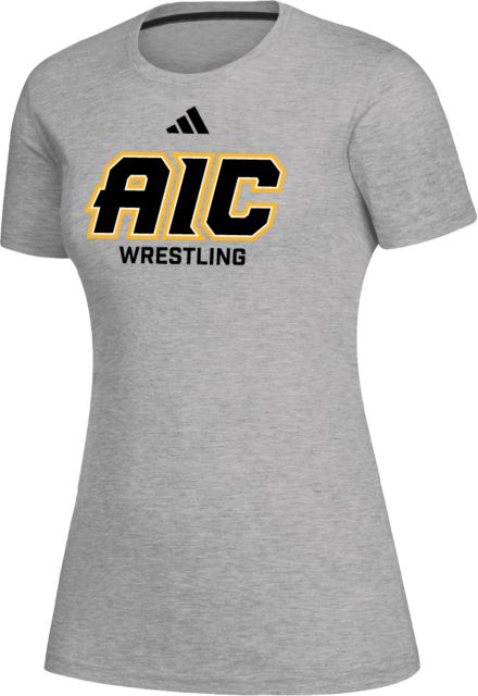 American International Adidas Womens Medium Creator Performance  Tee Adidas AIC Wrestling - ONLINE ONLY